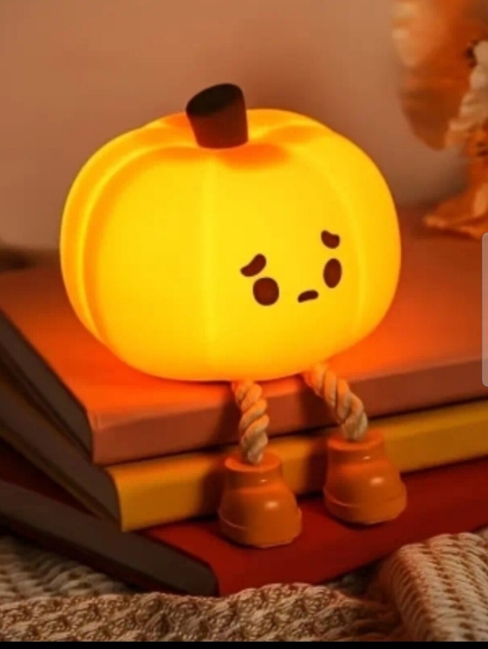 Cute Pumpkin Night Light New In Box